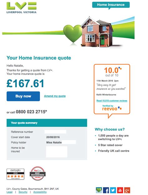 lv home insurance quotes
